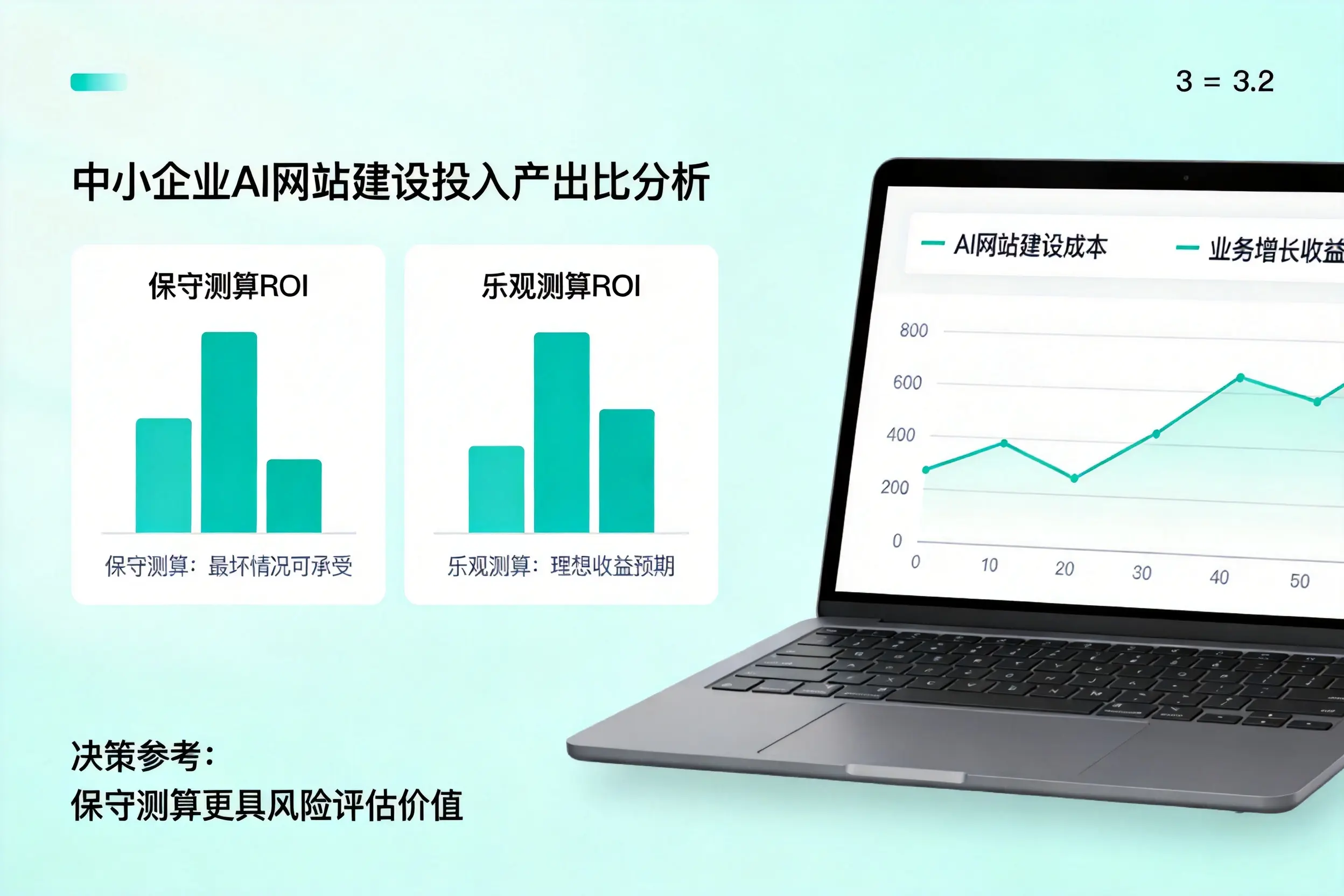 九江中小企业AI网站建设投入产出比怎么算？先看这份分析