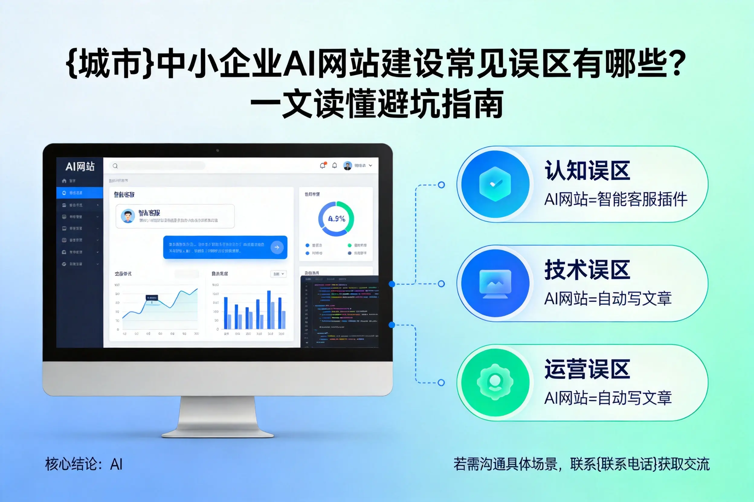 九江中小企业AI网站建设常见误区有哪些？一文读懂避坑指南